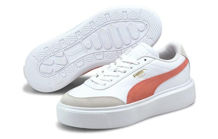 Women's Sneakers Puma Wmns Oslo Maja Archive 'White Elektro Peach'