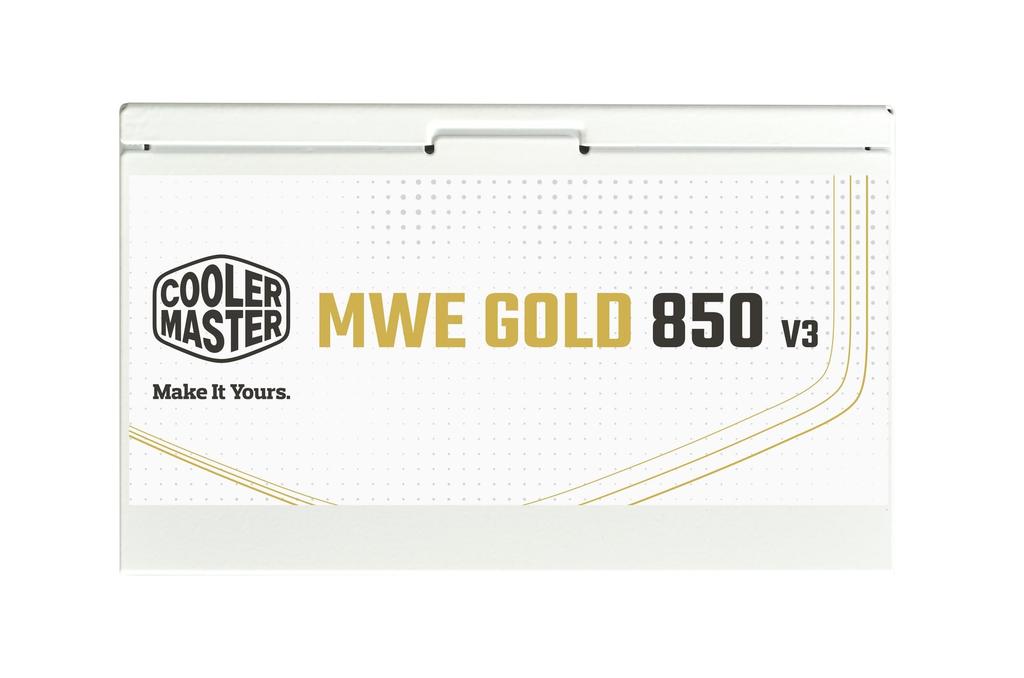Cooler Master MWE Gold 850 V3 ATX White PC Power Supply Unit 850W PS1566 3.1 Non-Modular MPE-8506-ACAG-GJP