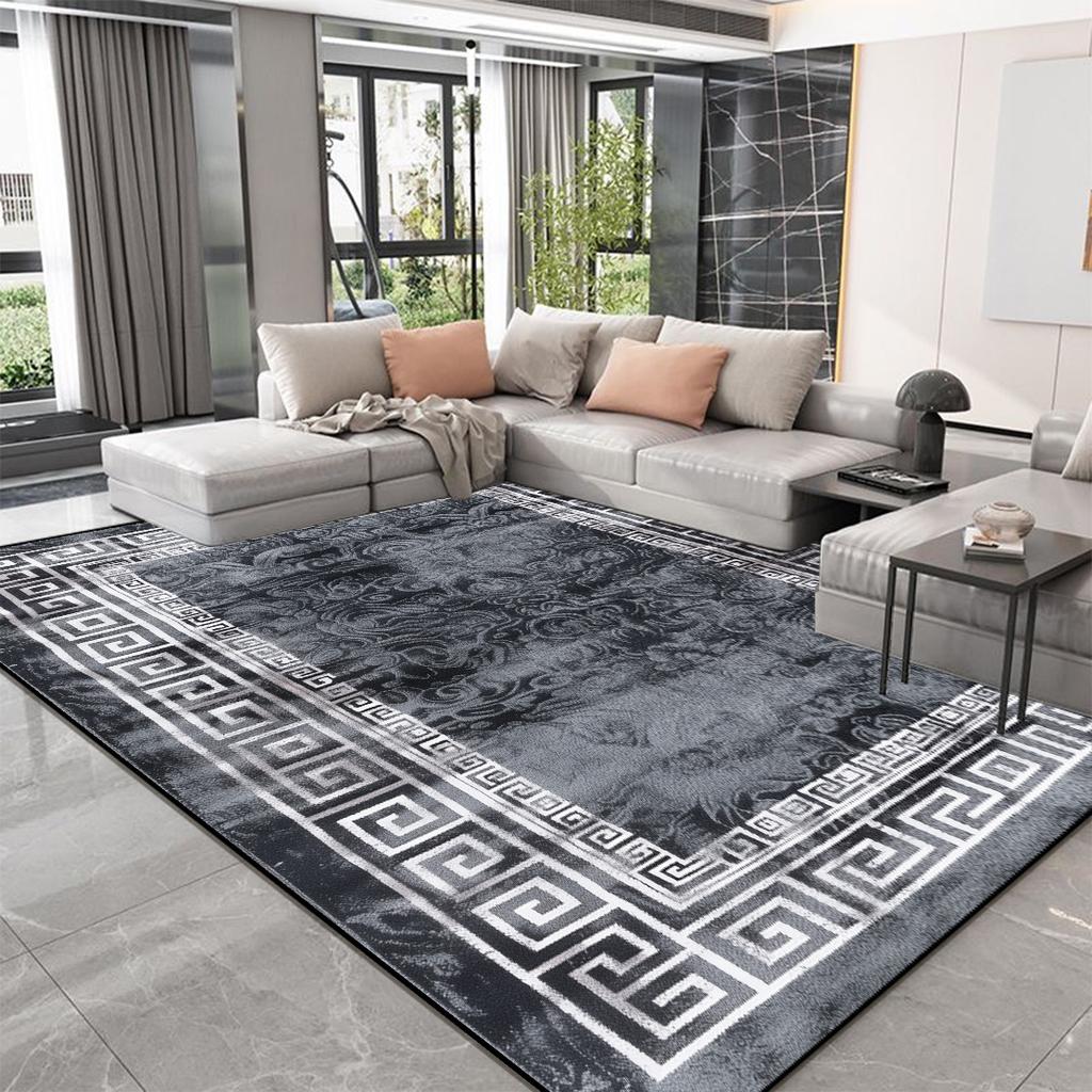 Nordic High-end Living Room Carpets Modern Luxury Decoration Home Bedroom Large Area Rugs Thickening Washable Non-slip Floor Mat