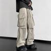 Мужские повседневные мешковатые брюки-карго Y2K с завязками в стиле Харадзюку, брюки с лентой, спортивные штаны, уличная одежда, спортивные брюки для мужчин
