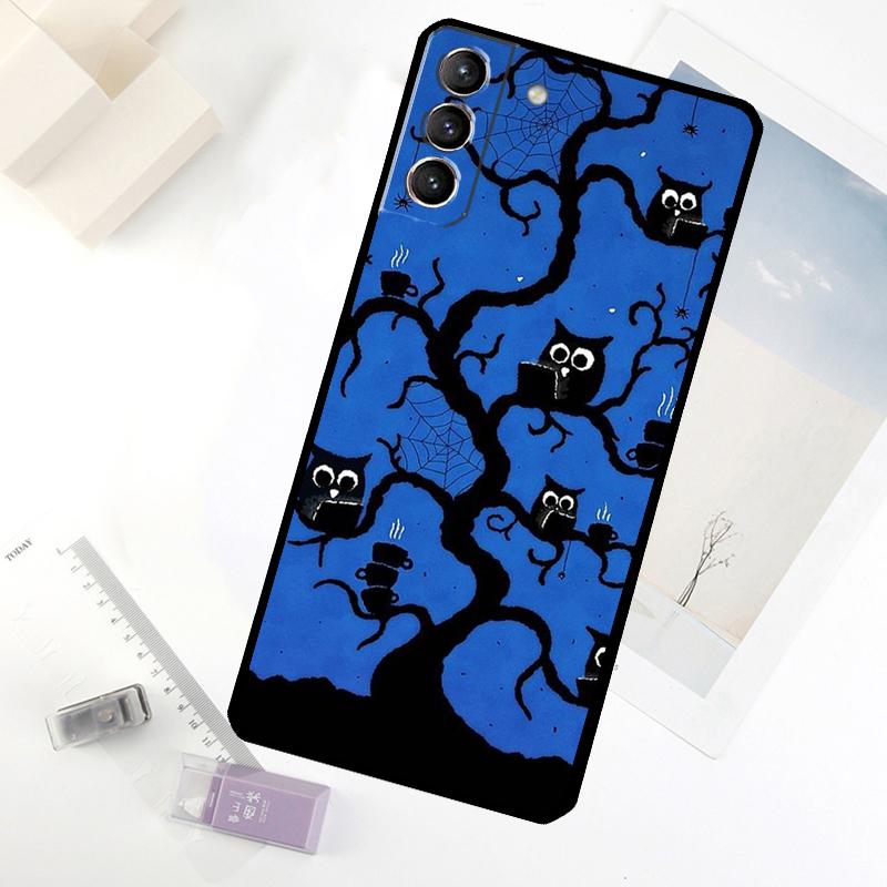 Baby Cute Owl Phone Case For Samsung Galaxy S20 FE S21 S22 S23 S24 S25 S26 Ultra S10 S25 Plus S25 FE Cover