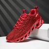 Red Fish Scales Men Casual Shoes Male Sneakers Fashion Blade Sole New Arrival Running Shoes For Men Sport Shoes Breathable