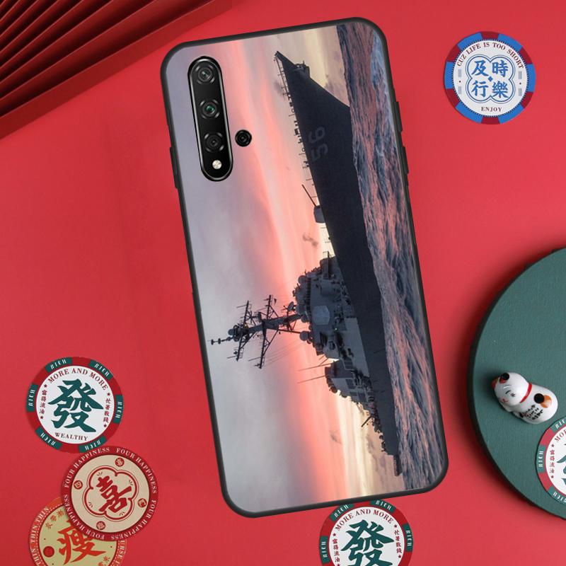 Военный корабль ВМФ Для Huawei Nova 11i 8i 12i 12s 9 10 SE Y60 Y70 Y90 Y72 Y73 Y61 Y91 P60 Pro P30 P40 Lite Чехол