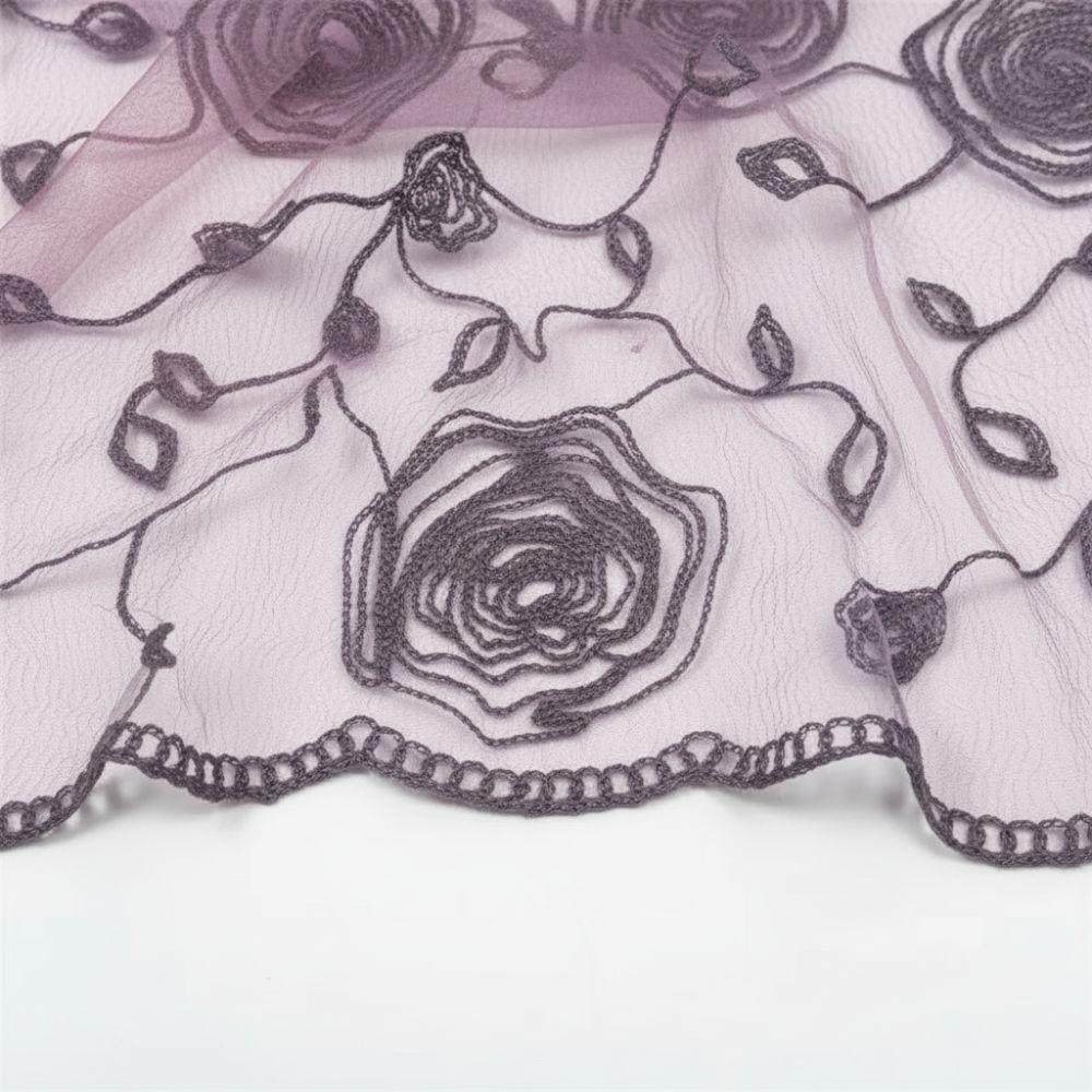 Hollow Out Embroidery Church Head Scarf Elegant Catholic Bride Scarf Lace Mantilla Scarf for Women