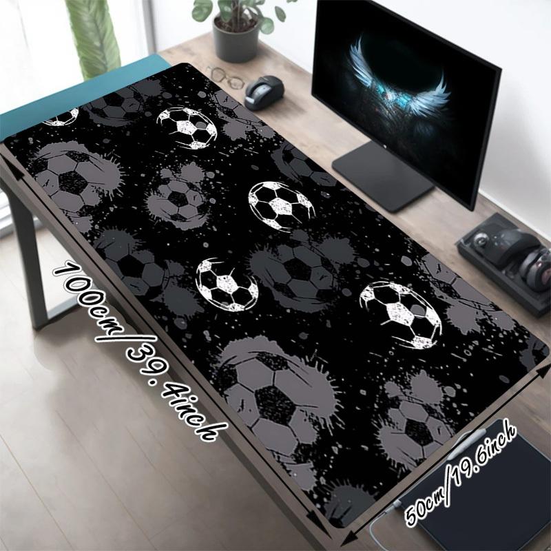 1PC Soccer ball Oversized Mouse Pad - Non-Slip Rubber Base Perfect for Office School Esports Home Decor Desk Mat 263A