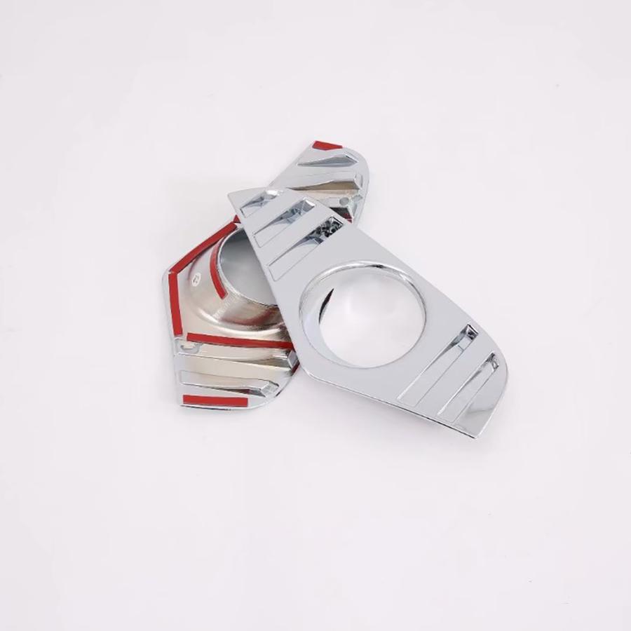 Chrome Front Fog Light Cover Lamp Trims For Toyota RAV4 2019-2020 Accessories