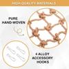 Khaki Parrot Climbing Net 40*40cm Parrot Rope Net High Quality Bird Hammock  Parrot Climbing