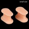 2Pcs I-Shaped Toe Splitter Gel Toe Separator Corrector Straightener Soft Silicone Toe Protector Spacer Foot Care Tool
