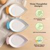 Ceramic Garlic Ginger Grater Non-Slip Garlic Shredding Plate Seasoning Dipping Dish  Restaurants