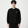 Li Ning Sweatshirts Unisex Black Crew Neck Thickened Regular AWDVH01-1