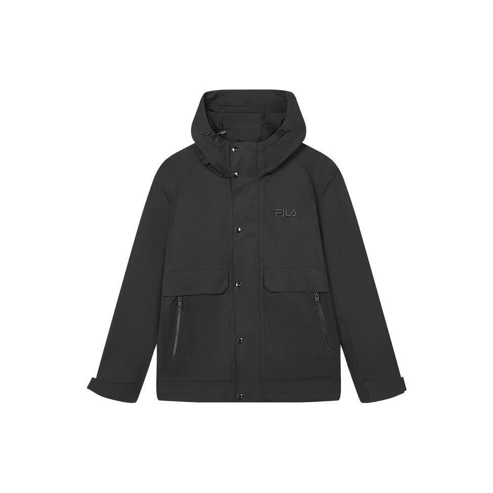 FILA X THE MET Jackets Men's Black Hooded Moderate Other F11M348701F-BK