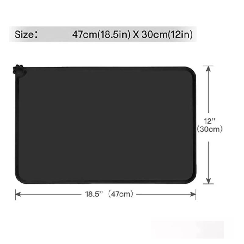 Dog Feeding Mats Waterproof Silicone Pet Feeding Mat For Dogs And Cats