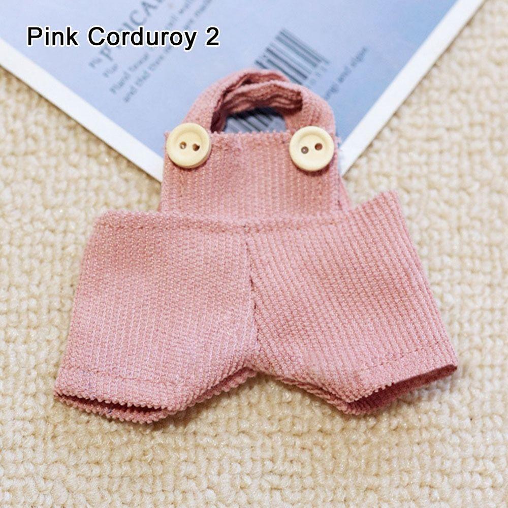Girls Pretend Play Toy Mini Doll Overall Cute Jean Doll Pants All-match Children Birthday Gift Toy for 14cm Wallace Gromit Dog