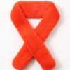LALA Fur Scarf Petite Orange