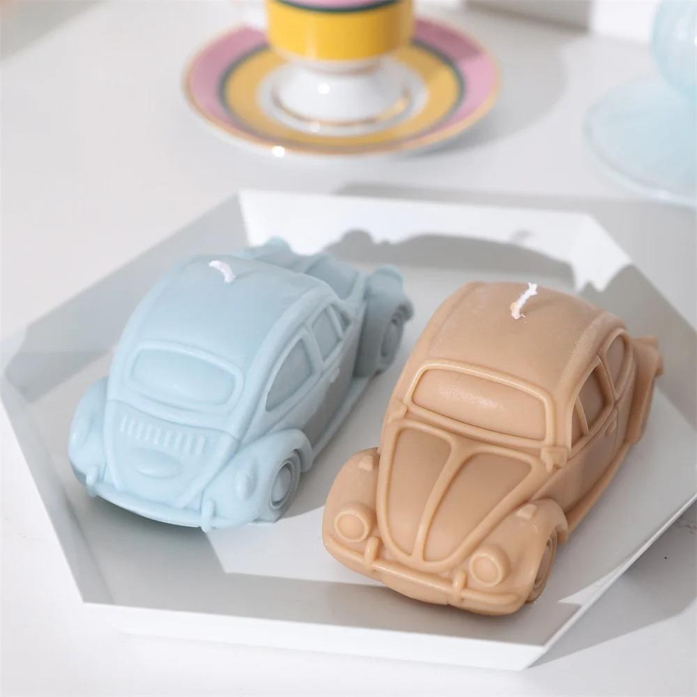 Retro Cars Candle Making Silicone Mold Handmade Candle Making Supplies Casting Mould  Home