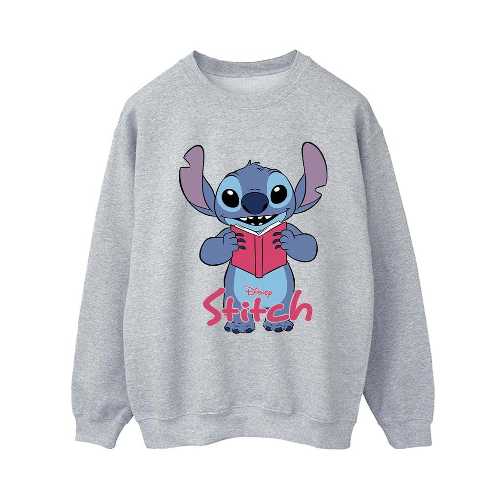 Lilo & Stitch Женский/Дамский свитшот для чтения стоя