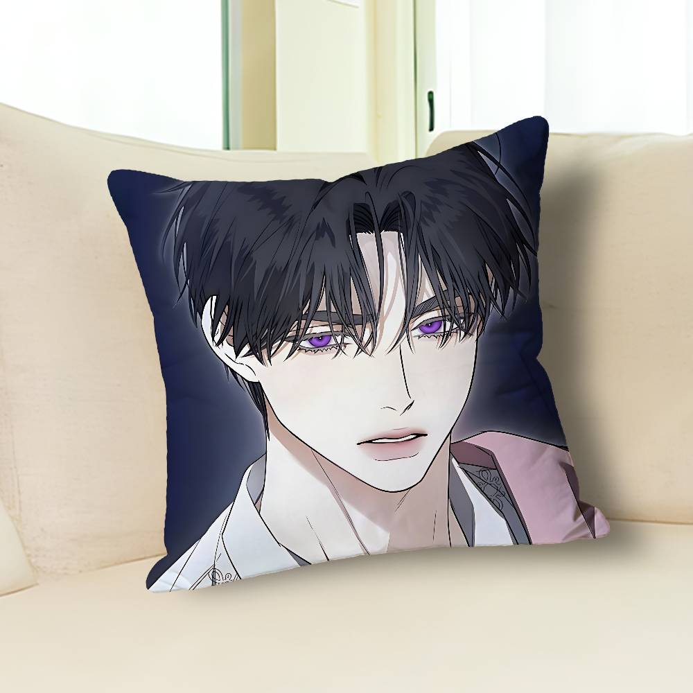 Подушки с принтами Webtoons Kiss Me If You Can для Спальни Гостиной Дивана Домашний Декор Полиэстеровая Наволочка на Подушку на Молнии