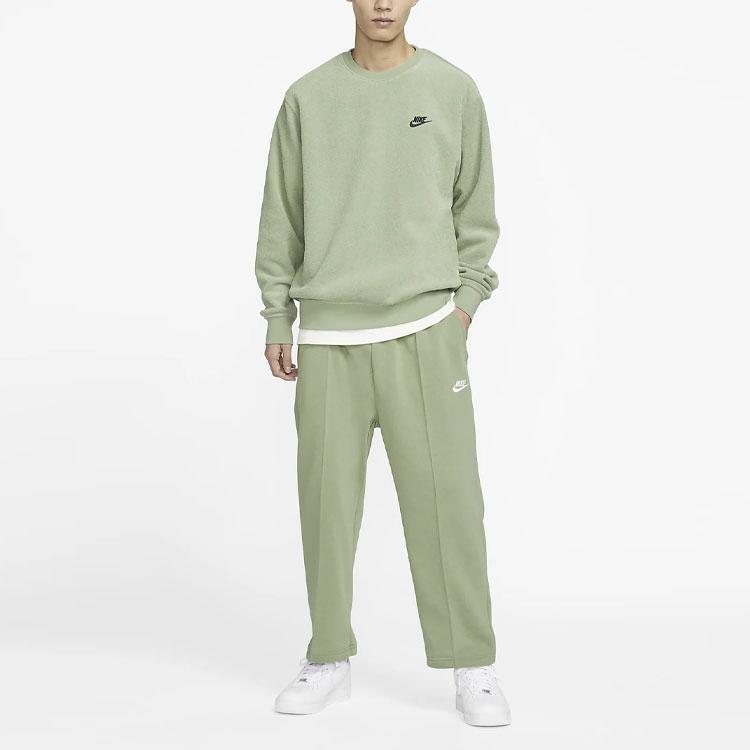 Nike Прямые брюки-капри с однотонным логотипом, мужские брюки, зеленые DX0544-386