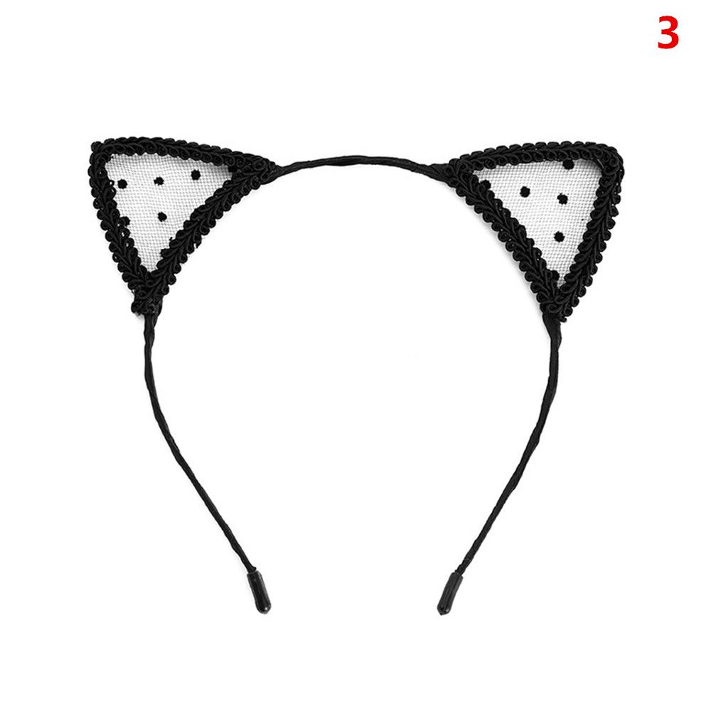 Women Girls Cute Masquerade Cosplay Headwear Hair Accessories Fancy Dress Hairband Cat Ear Headband