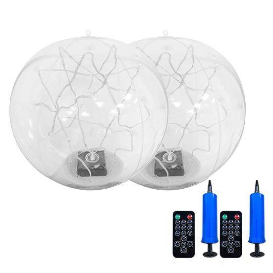 Плавающие солнечные светильники для бассейна, надувные светящиеся шары, плавающие водонепроницаемые светодиодные светильники с дистанционным управлением для крытого бассейна, декор для вечеринки на открытом воздухе