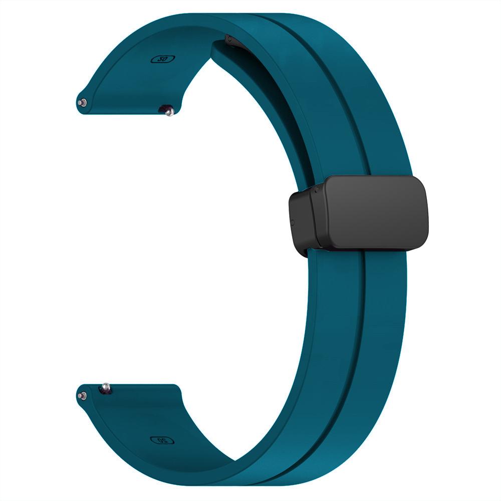 20 мм 22 мм ремешки для часов для Amazfit GTS 4/3/2/2e/GTS2 Mini/GTR 4/Pro/helio Магнитная петля силиконовый браслет Amazfit bip 3 5 6 ремешок