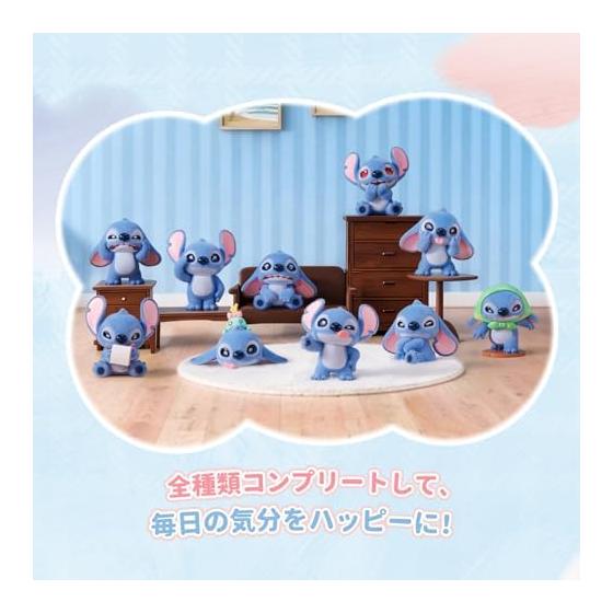 TOP TOY Дисней Стич Серия «Эмодзи 1-е издание» [1 шт.] Гача Гача Фигурка-сюрприз из непрозрачной упаковки Мягкий винил ПВХ Премиум-игрушка Подарок на день рождения Дисней Стич Для