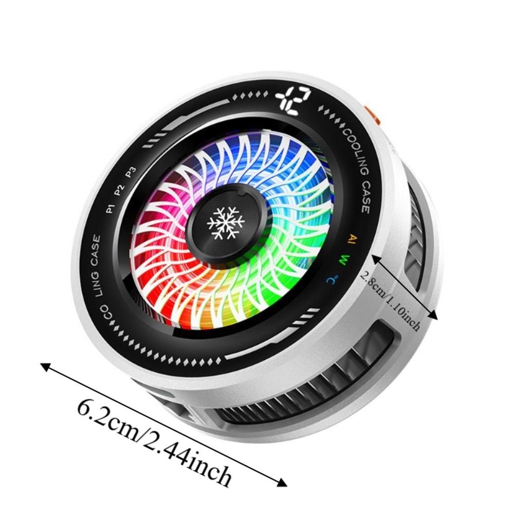 4 Modes AI Smart Temp Control Cooler Large Heat Dissipation Area Cellphone Radiator Playing Game