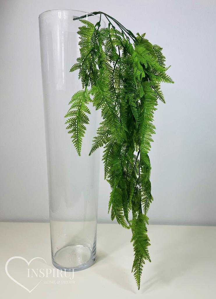 Girlanda z liści paproci, zwis paproć 80 cm kolor zielony