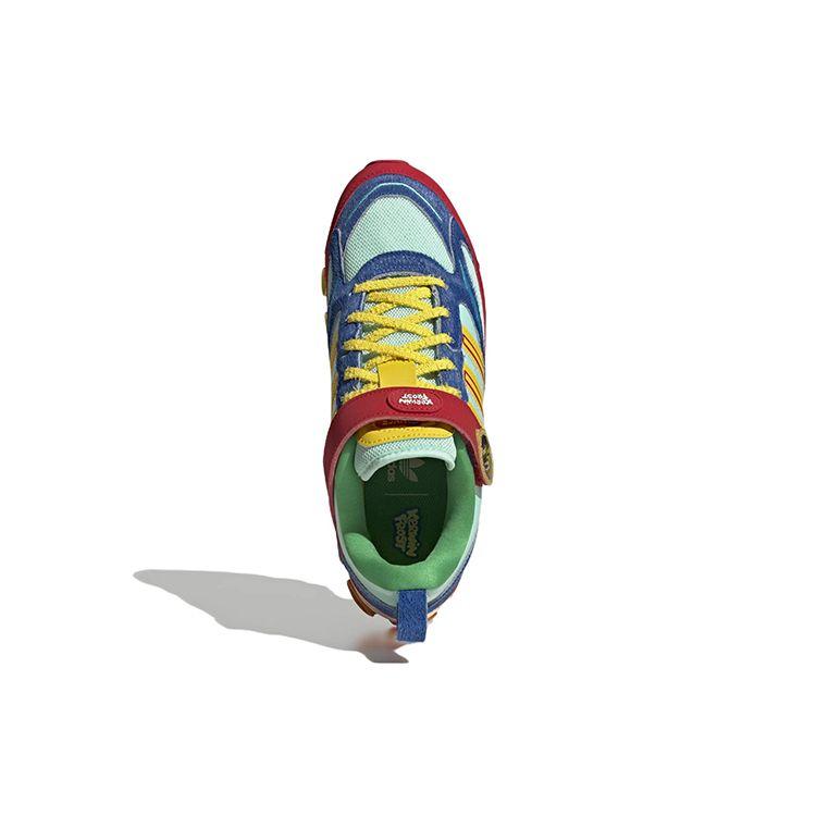 Kerwin Frost x adidas Microbounce T1 Разноцветные Унисекс Кроссовки Желтый Алый GX6447