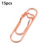 Photo Decorative Metal Binder Paper Clips Desk Office School Supplies Stationery