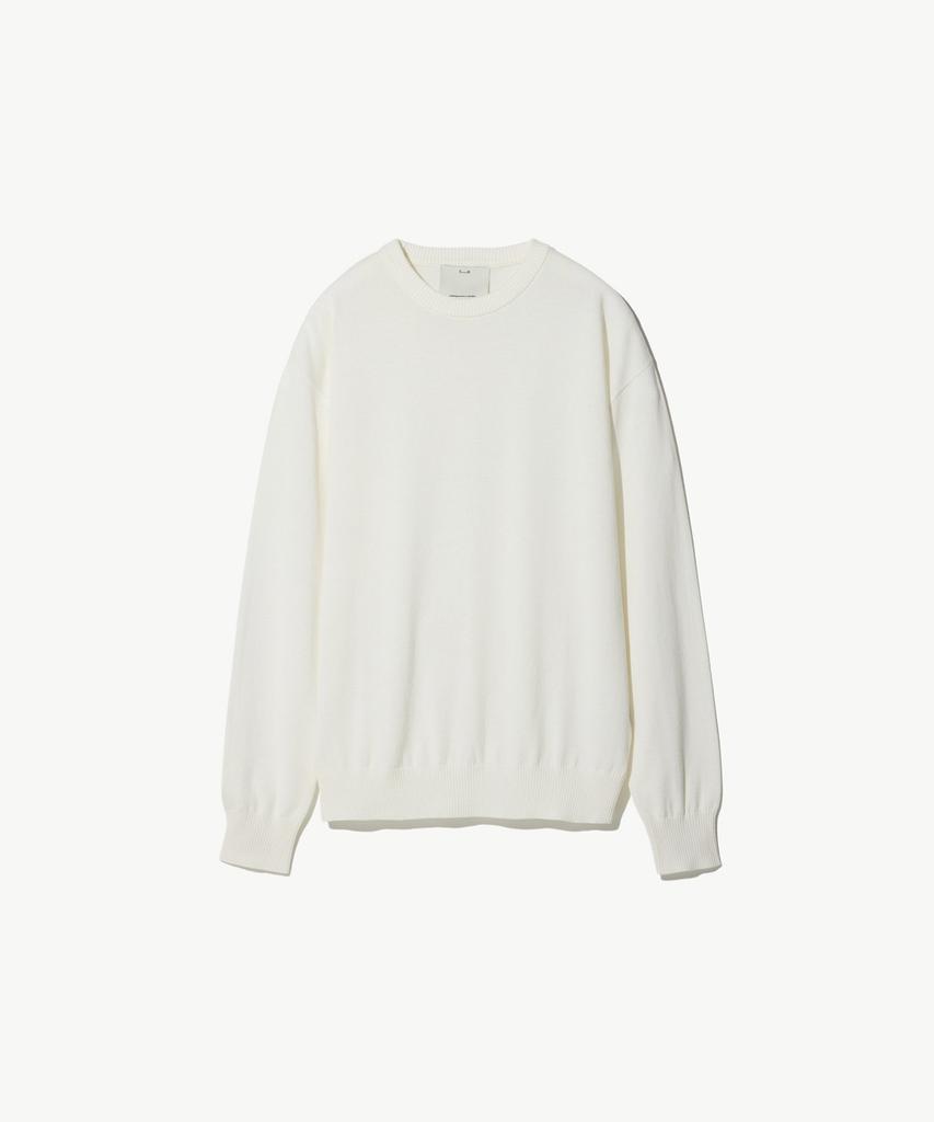 STCO Codigallery Cotton Round Knit Ivory (Classic Fit)_Cktwz04Nsi