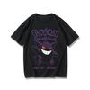 Adult and Childrens Pokémon Cartoon Multistyle Pure Cotton Short Sleeves Loose Casual Couple Tshirts
