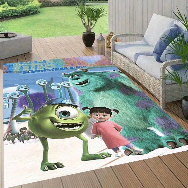 1pc Monsters University Pattern Area Rug Soft Flannel Floor Mat for Living Room,Office,Bedroom and Carpet,Sofa Coffee Table Floor Mat