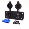12v 24v Camper Van Caravan Dual USB Socket Adapter Charger Cigarette Lighter UK
