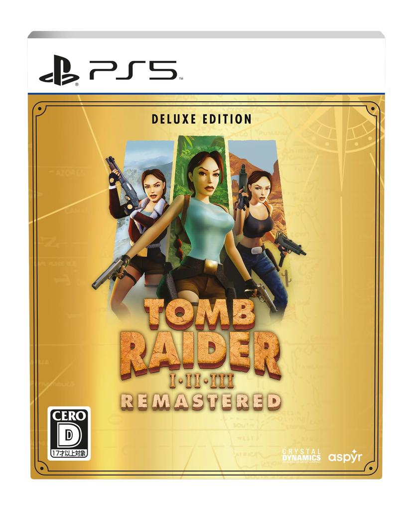 Tomb Raider Remastered Deluxe Edition Steel Book Greatest Hits Music CD Adventure Map Book Digital Wallpaper Distribution PS5 I-III [Included Items] &