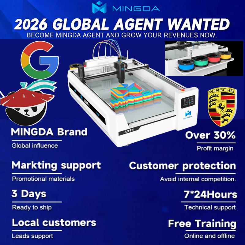 Mingda AD-F4 3D Channel Letter Printer 1200*800mm 3D Printer for Business Shop and Storefront Signage
