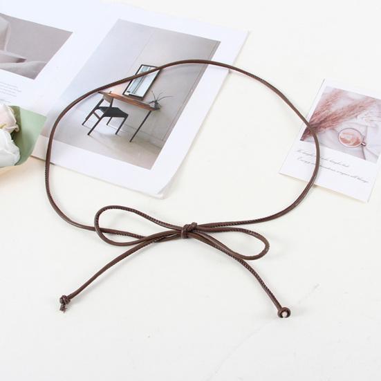 Женский ремень Имитация Тонкий ремень Пальто Пояс Повседневный Офисный Платья Рубашки Свитера Кожа Износостойкий