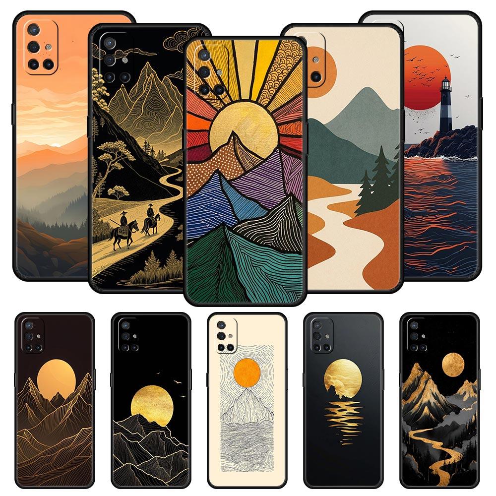 Чехол-накладка 'Горный Рассвет' Для OnePlus 15 13 12 11 10 9 8 15T 13T 10T 7T Pro 13R 12R 9RT 8T Nord 4 N10 2T CE 2 3 5G