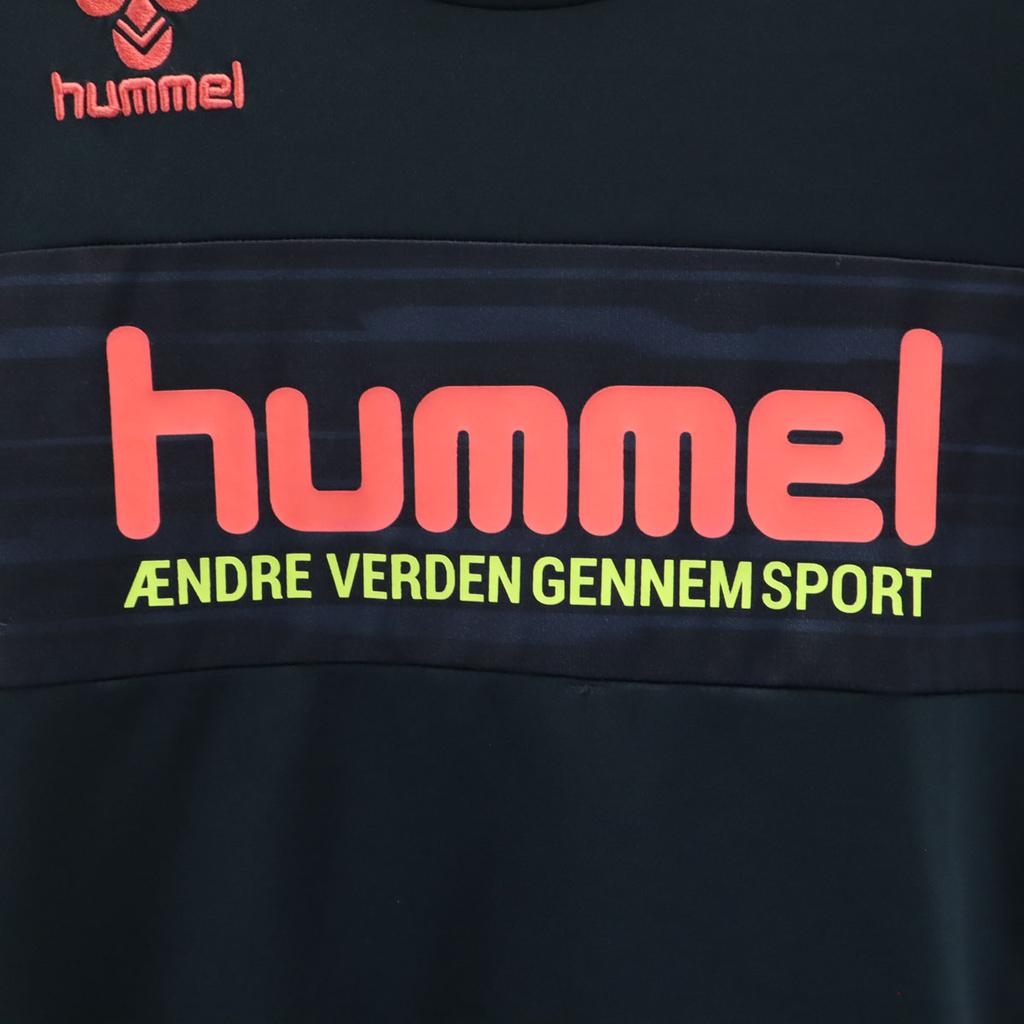 Hummel Тренировочная футболка с коротким рукавом 130 Темно-синяя Спортивная Детская Б/У