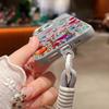 Матовый противоударный чехол с цветочным принтом роз для iPhone 16 Pro Max 15 14 Pro 13 12 11, мягкий ремешок для защиты линз, тонкий кожаный чехол для телефона с текстурой