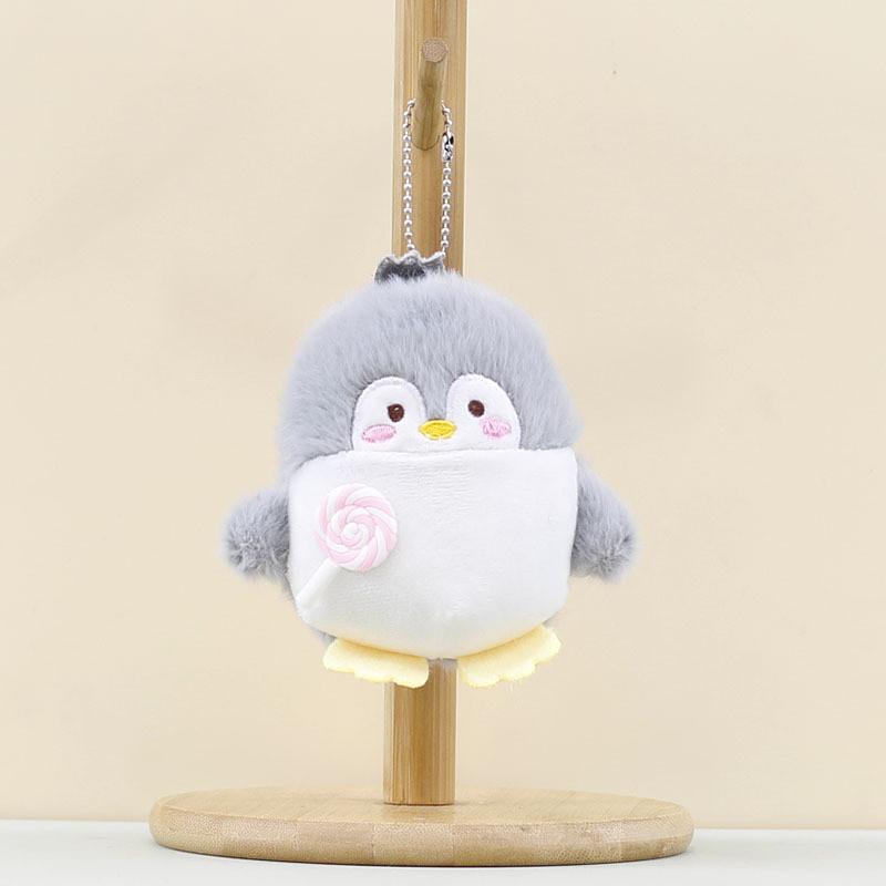 Plush Keychain Penguin Pp Cotton Stuffed Animal Short Plush Gift For Kids Room
