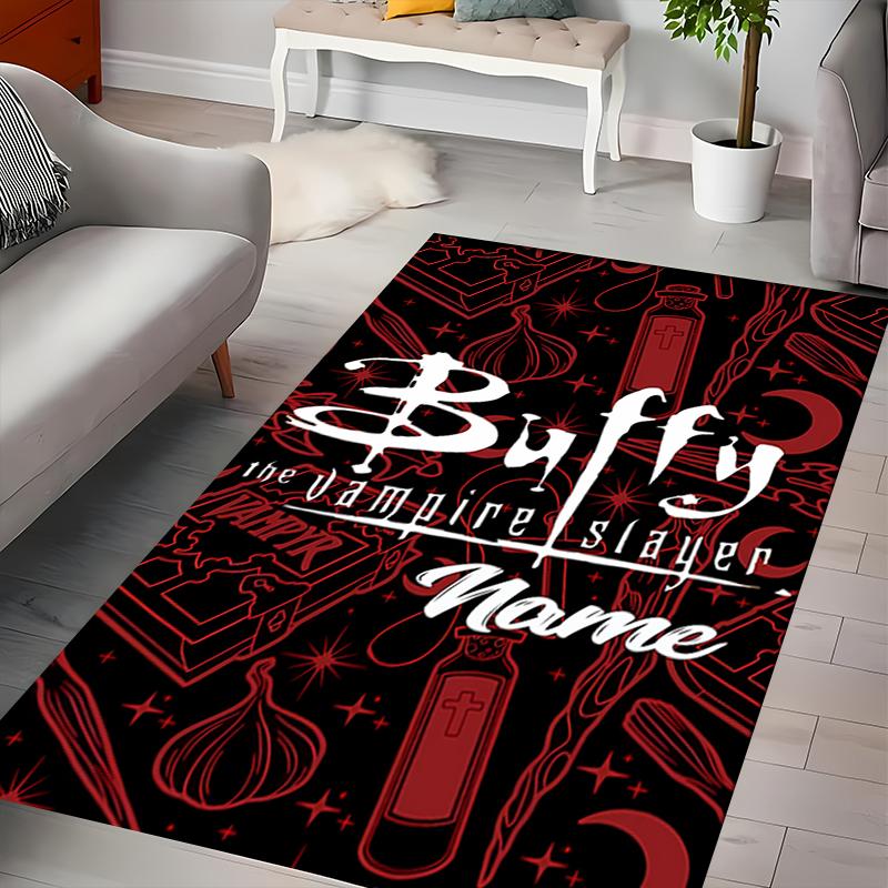 Custom personalization Buffy the Vampire Slayer Area Rug - Perfect For Kitchen, Bathroom,Laundry Room Decor Large Size Available,Gift All Seasons