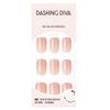 Dashing Diva Magic Press Накладные ногти Обычные Круглые Телесно-розовые 1 шт