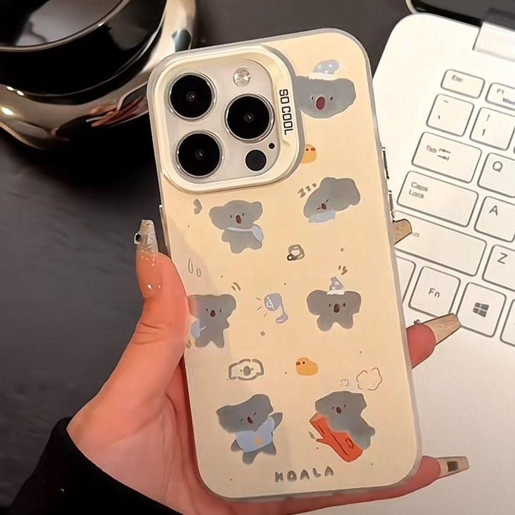 Чехол Koala Hollow Design Hard Shell для Apple 13 ProMax - мультяшный стиль для серий 12, 13, 14