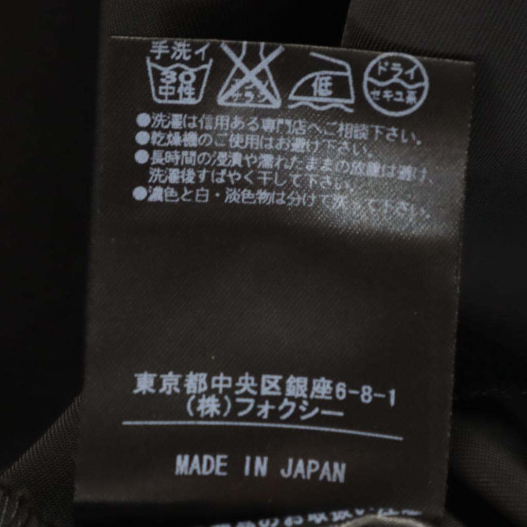 FOXEY NEW YORK Made In Japan Tailored Jacket 40 Black Series Women Used