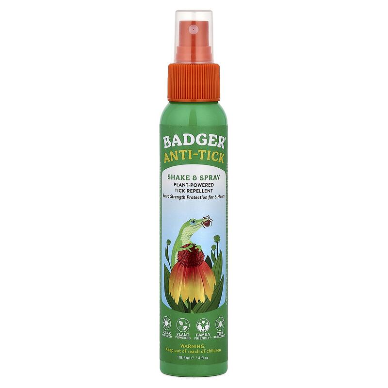 Anti-Tick, Plant-Powered Tick Repellent, 4 fl oz (118.3 ml)