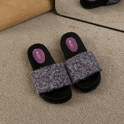 2024 Новая женская обувь Роскошные сандалии Эва Мягкие тапочки Домашние сандалии на плоской подошве Уличные шлепанцы для девочек Trafza Женские тапочки Зима