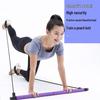 Women's Pilates Bar with Foot Pedal & Elastic Resistance Band for Home Fitness