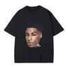 NBA YoungBoy Portrait Black T-Shirt.png