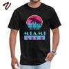 Miami Vice Футболка с круглым воротником Топы на День труда На заказ Футболка Рукав с надписью Hate 2024 Новейшие Милан черный Одежда Рубашка Мужская